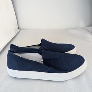 Women's Jab Blue Canvas SlipON Sneaker/Casual Shoes Size 9